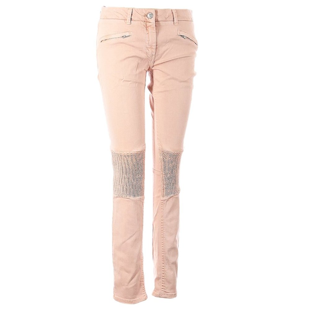 ZARA Pink Medium Rise/Slim Fit Moto/Biker Jeans sz. 10